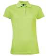 01179 Lds Performer SOL'S Ladies Performer Piqué Polo Shirt Apple Green colour image